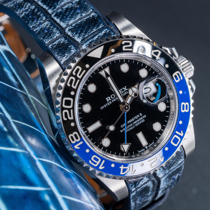 Alligator Leather Strap for Rolex GMT-Master II