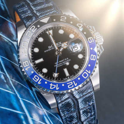 Alligator Leather Strap for Rolex GMT-Master II