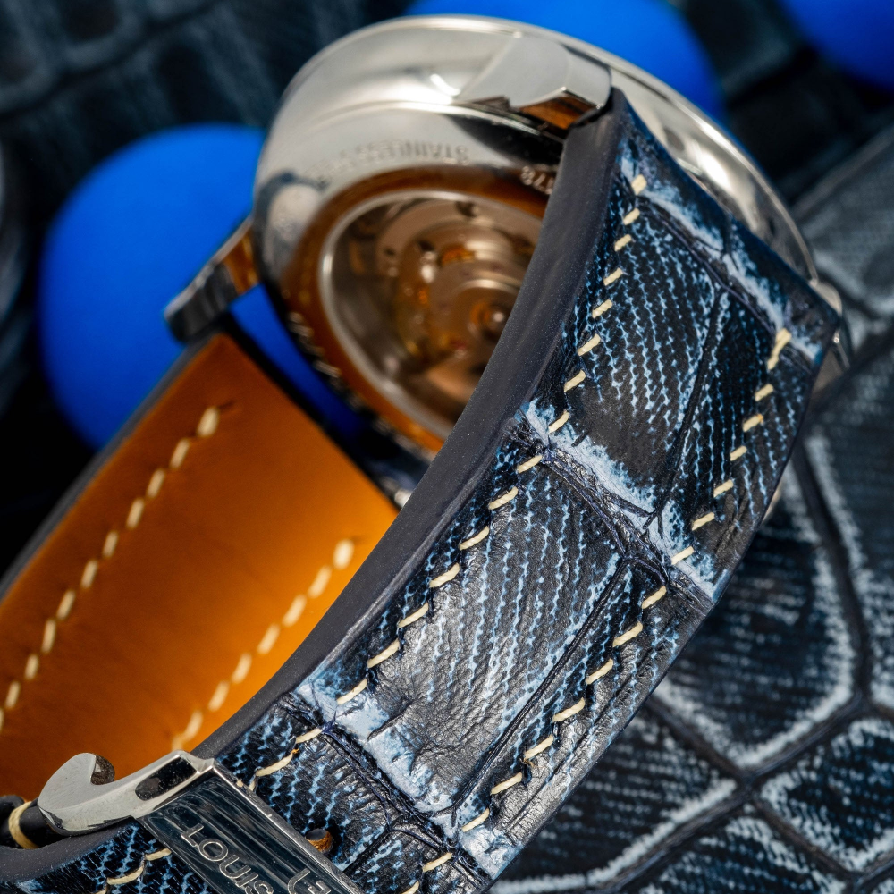 Alligator Leather Strap for Louis Erard