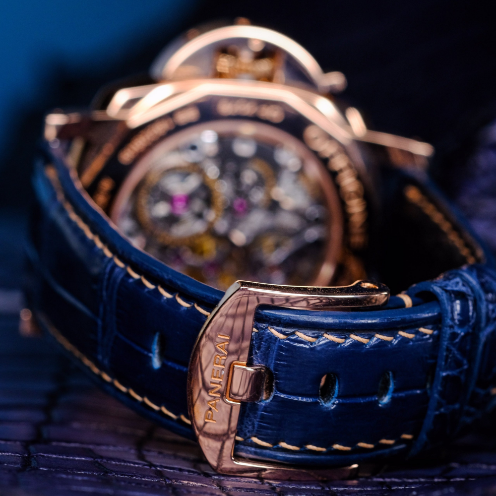 Alligator Leather Strap for Panerai Luminor