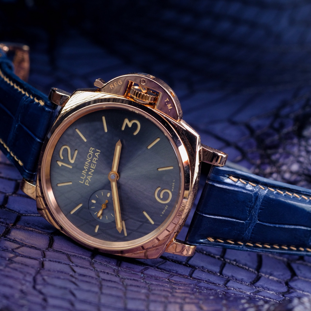 Alligator Leather Strap for Panerai Luminor