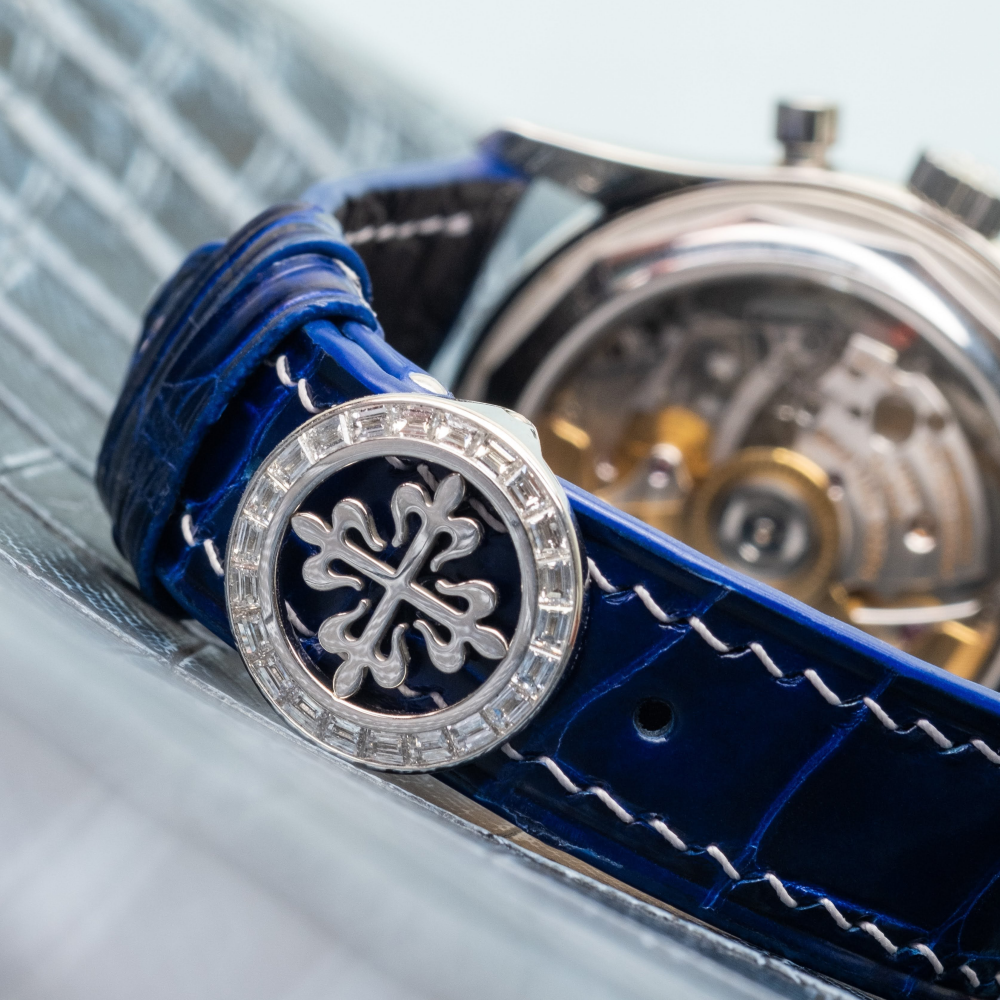 Alligator Leather Strap for Patek Philippe Annual Calendar