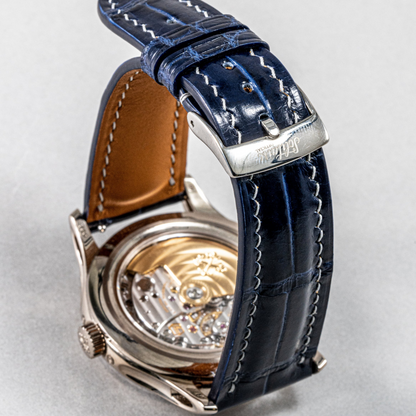 Alligator Leather Strap for Patek Philippe Annual Calendar