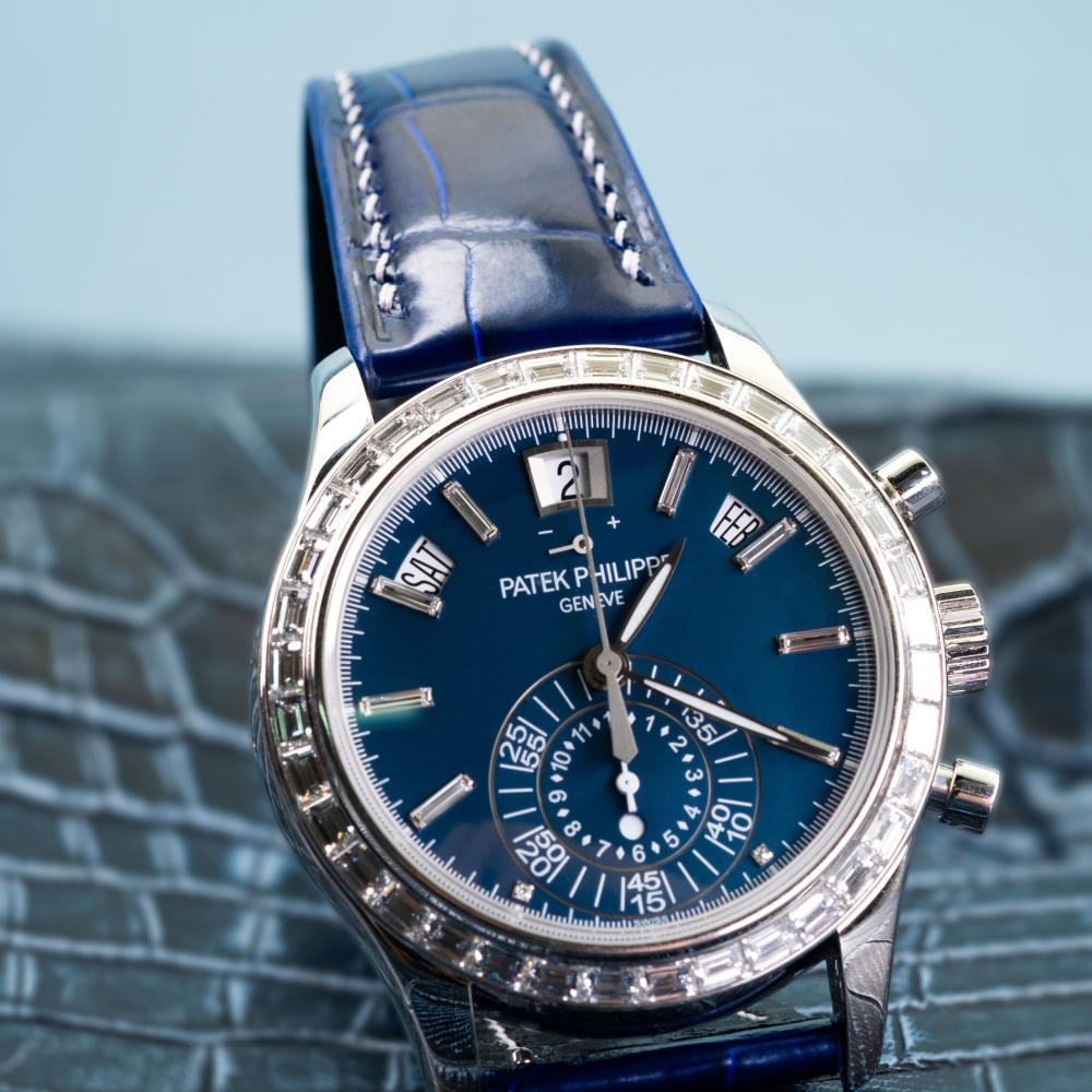 Alligator Leather Strap for Patek Philippe Annual Calendar