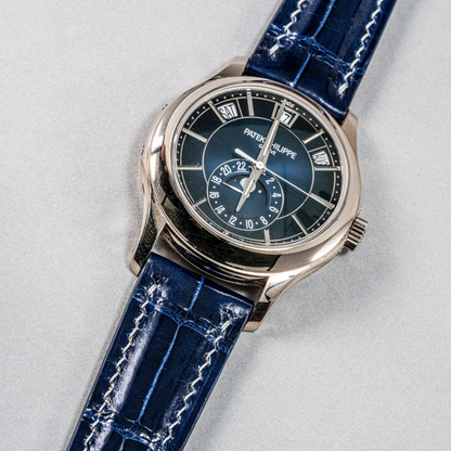 Alligator Leather Strap for Patek Philippe Annual Calendar