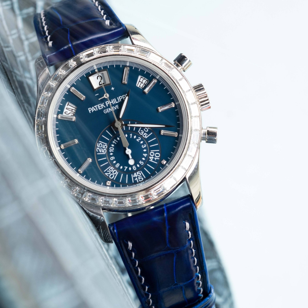 Alligator Leather Strap for Patek Philippe Annual Calendar