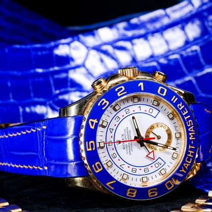 Alligator Leather Strap for Rolex Yacht-Master
