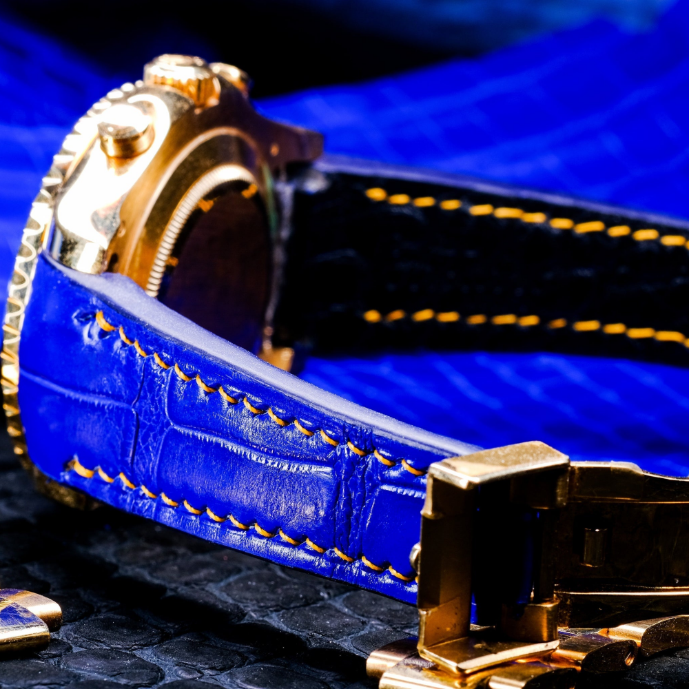 Alligator Leather Strap for Rolex Yacht-Master