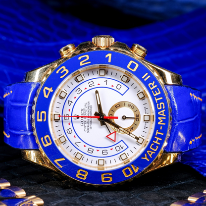 Alligator Leather Strap for Rolex Yacht-Master