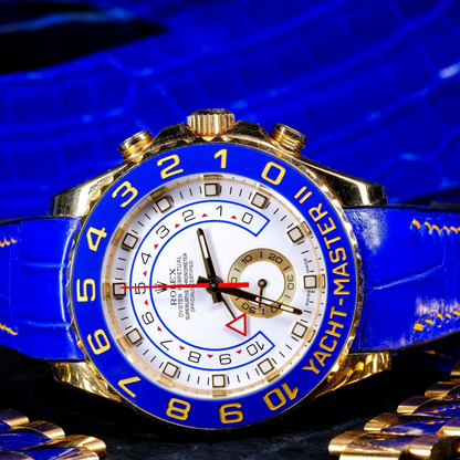 Alligator Leather Strap for Rolex Yacht-Master