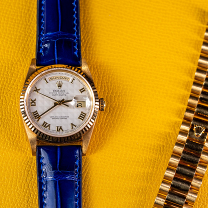 Rolex Day-Date Alligator Leather Strap – Handmade Custom Fit
