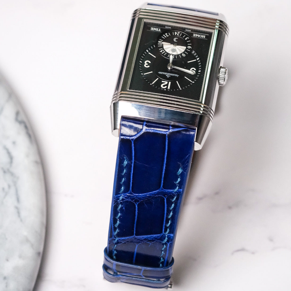 Alligator Leather Strap for Jaeger-LeCoultre Reverso