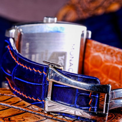 Alligator Leather Strap for Tag Heuer Monaco