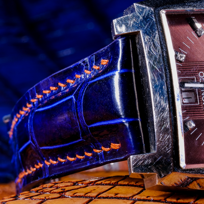 Alligator Leather Strap for Tag Heuer Monaco
