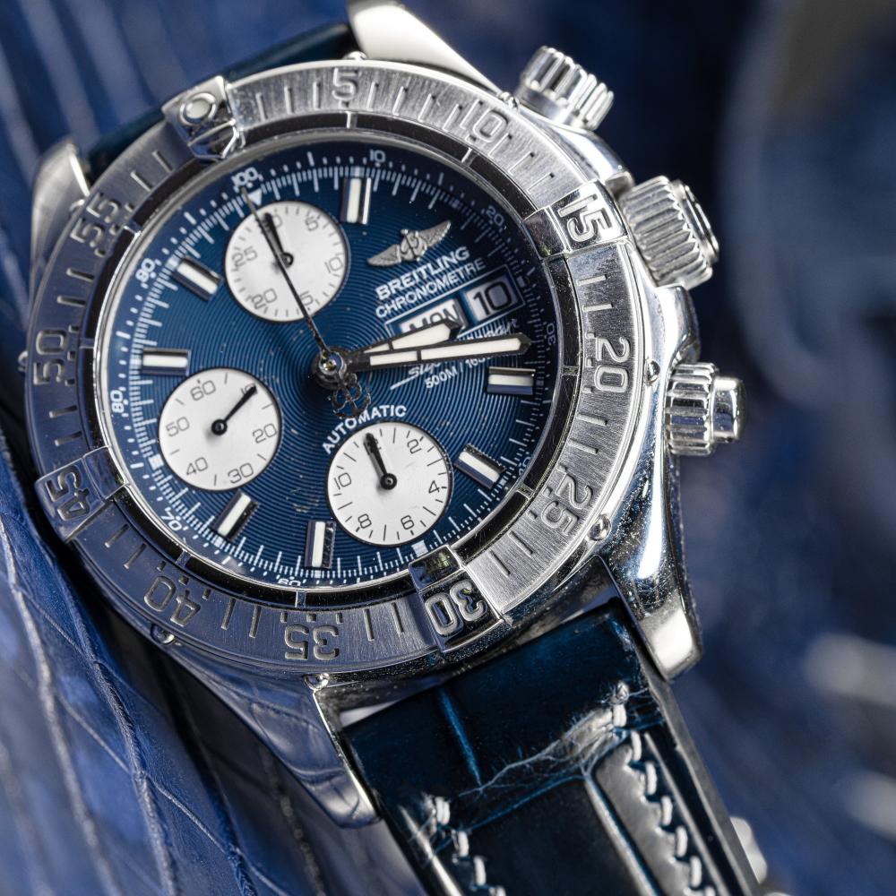 Alligator Leather Strap for Breitling