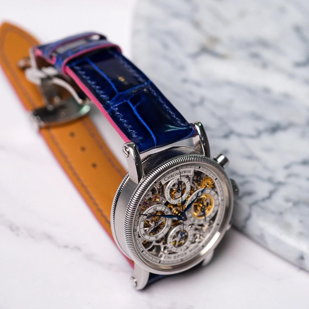 Alligator Leather Strap for Chronoswiss