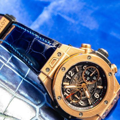 Alligator Leather Strap for Hublot Big Bang Unico