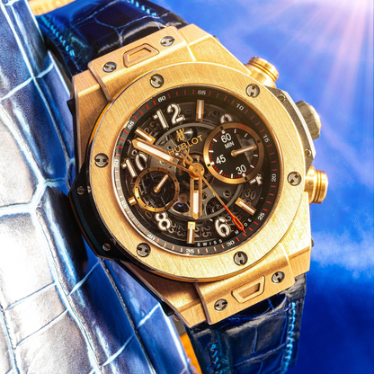 Alligator Leather Strap for Hublot Big Bang Unico