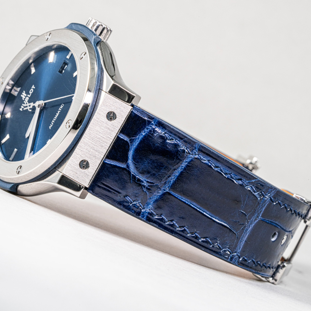 Alligator Leather Strap for Hublot Classic Fusion