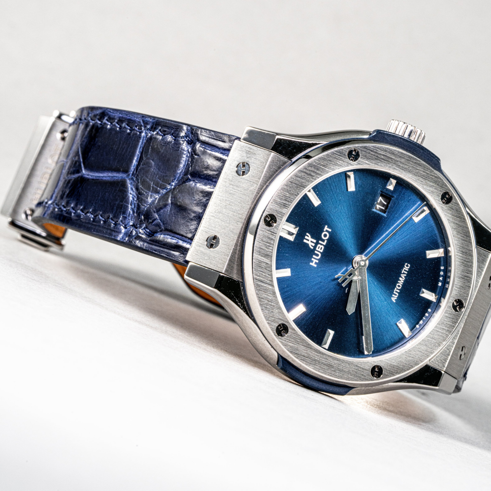 Alligator Leather Strap for Hublot Classic Fusion