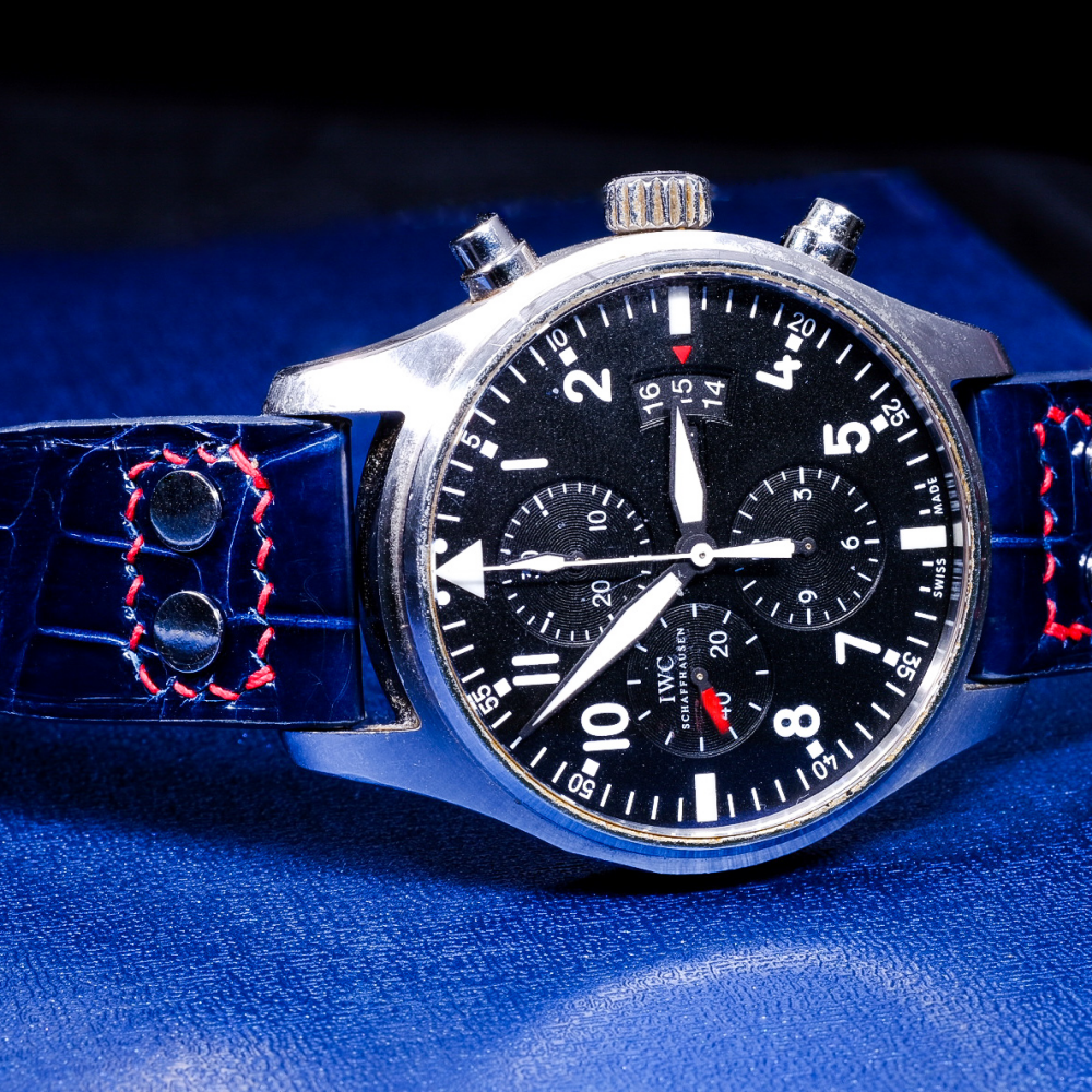 Alligator Leather Strap for IWC Pilot