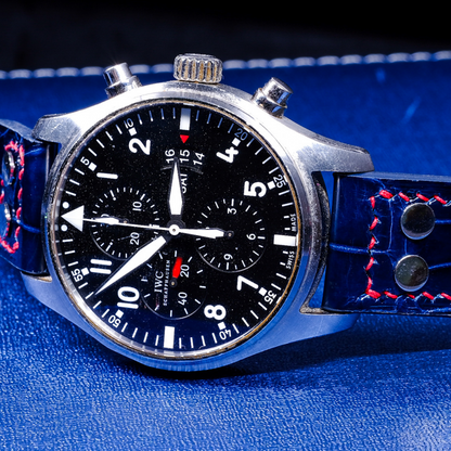 Alligator Leather Strap for IWC Pilot