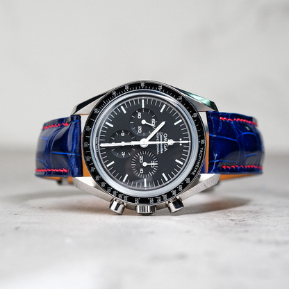 Alligator Leather Strap for Omega Speedmaster