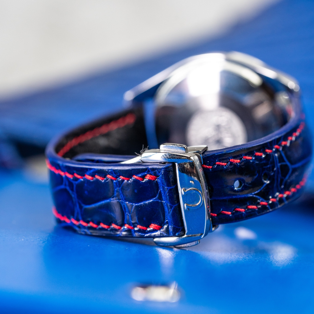 Alligator Leather Strap for Omega Speedmaster