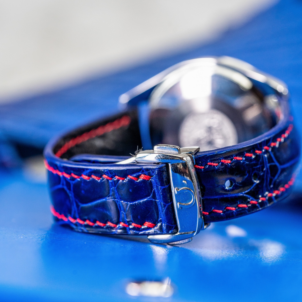 Alligator Leather Strap for Omega Speedmaster