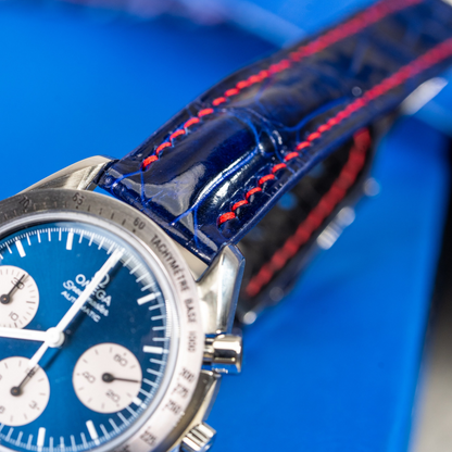 Alligator Leather Strap for Omega Speedmaster