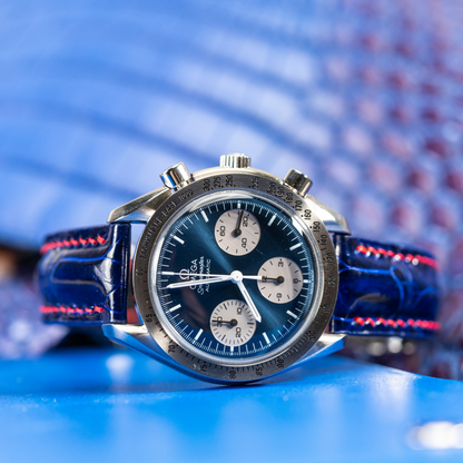 Alligator Leather Strap for Omega Speedmaster