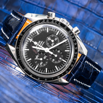 Alligator Leather Strap for Omega Speedmaster