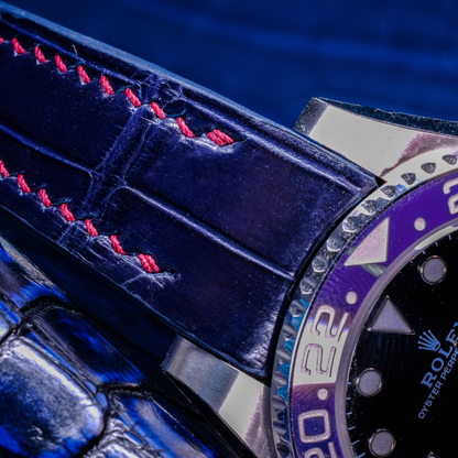 Alligator Leather Strap for Rolex GMT-Master II