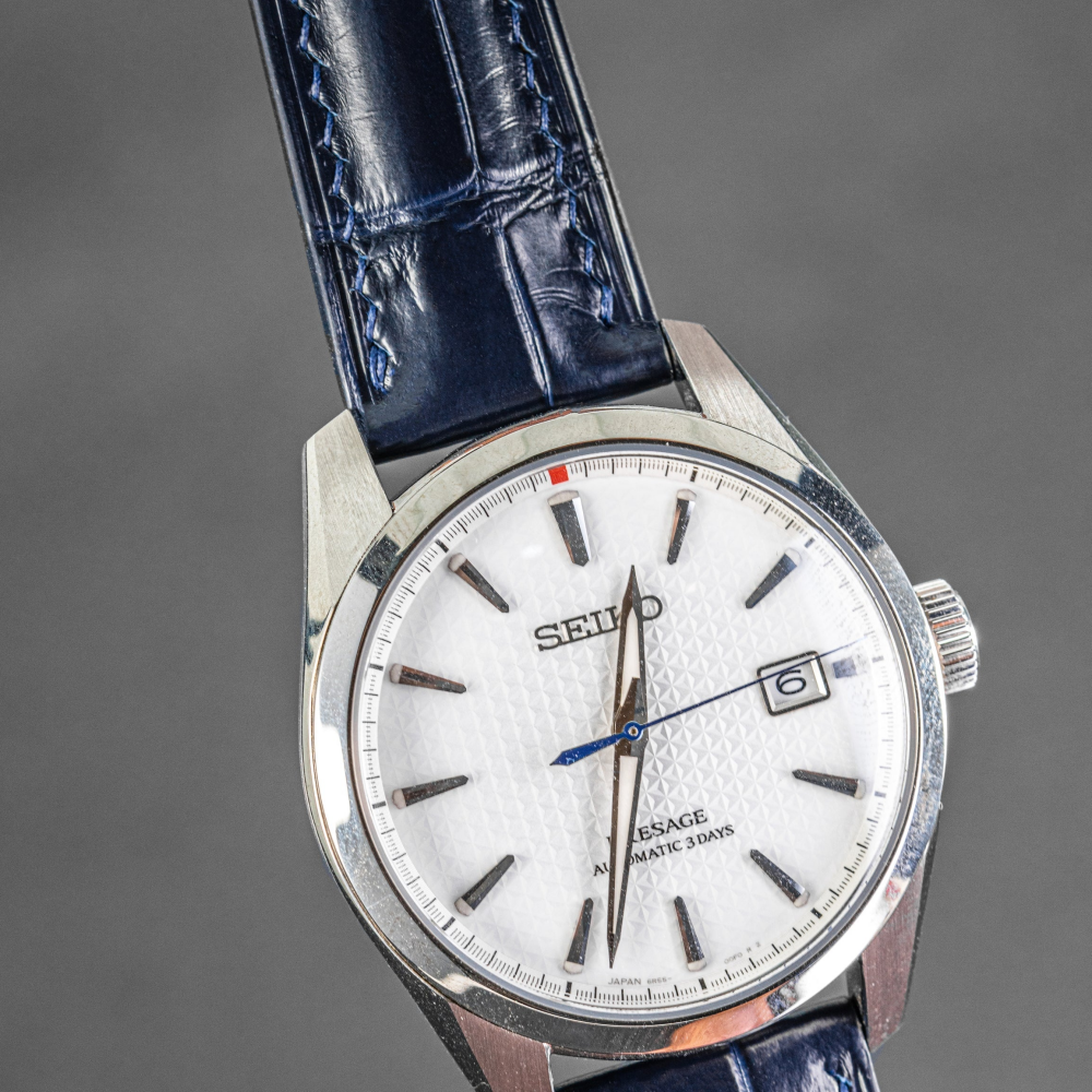 Alligator Leather Strap for Seiko