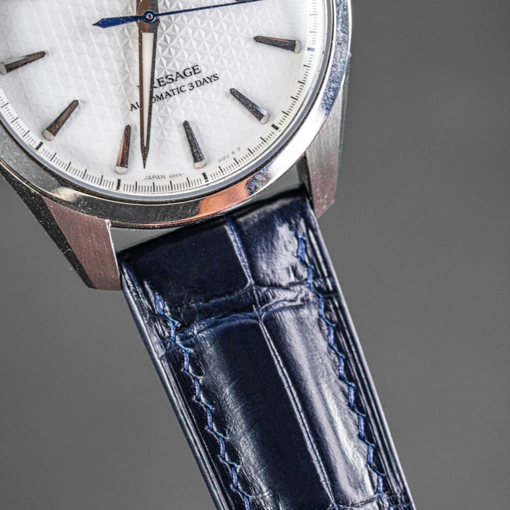 Alligator Leather Strap for Seiko