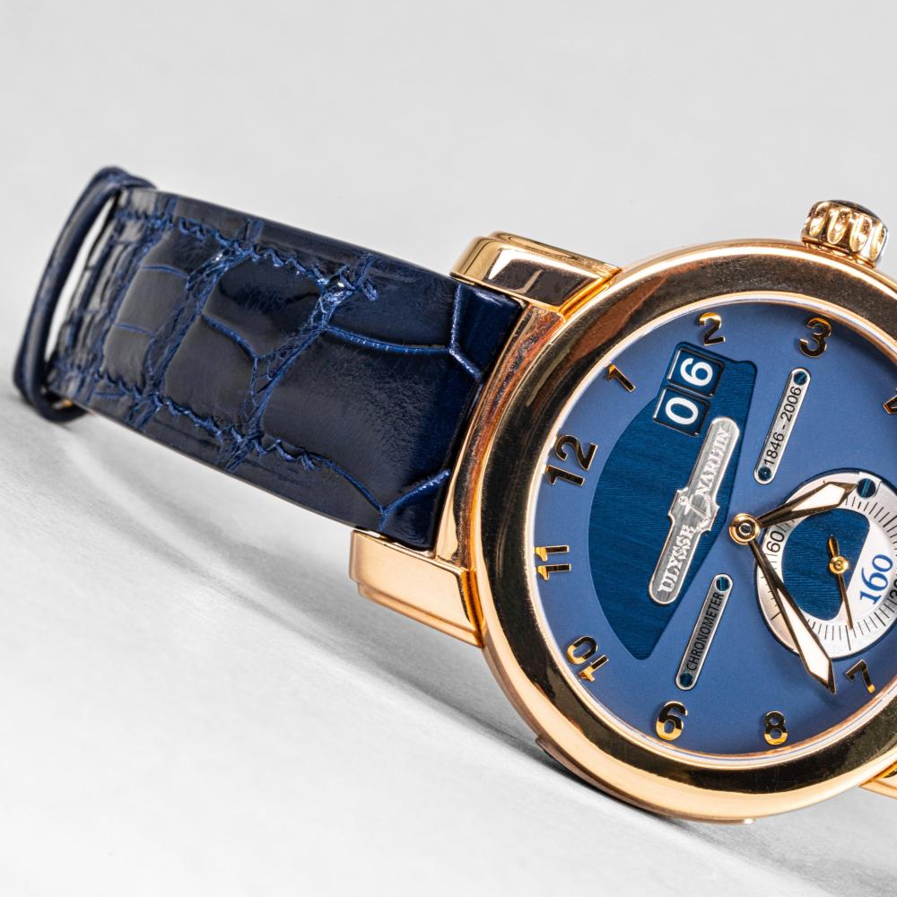 Alligator Leather Strap for Ulysse Nardin