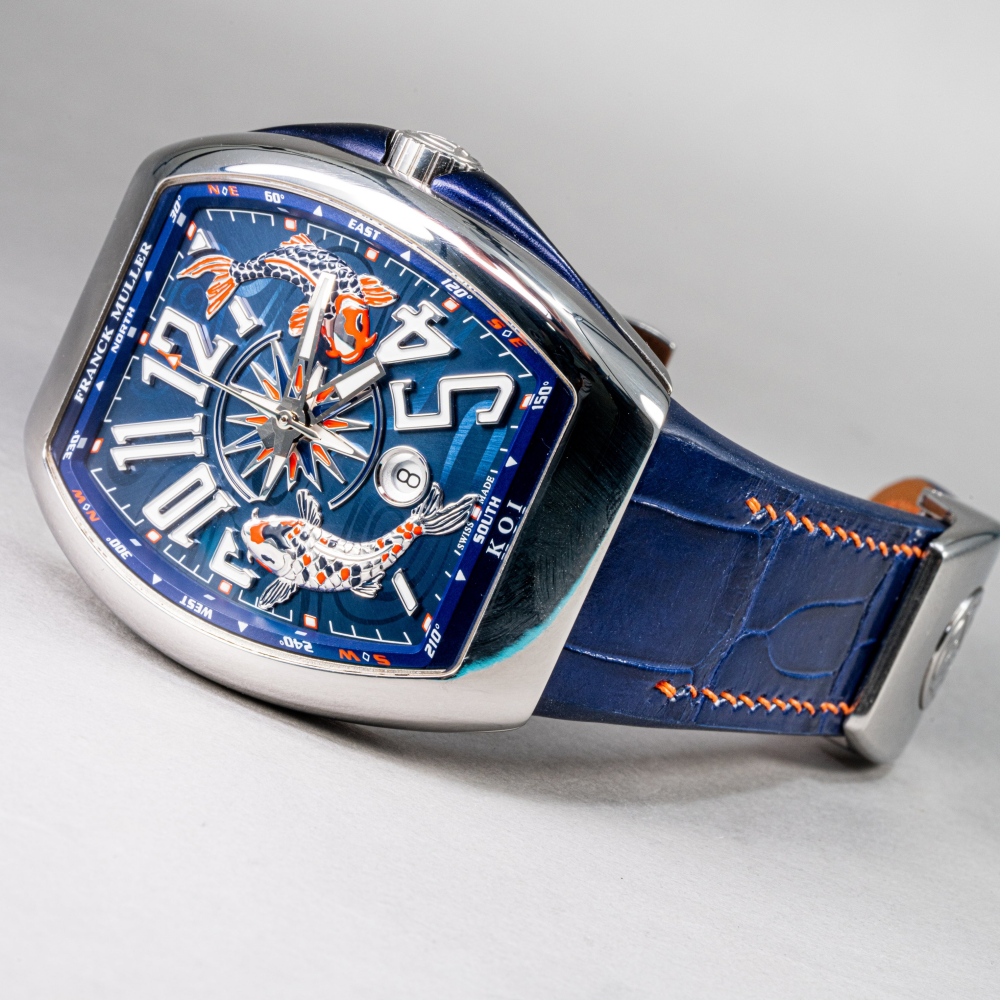 Alligator Leather Strap for Franck Muller Vanguard