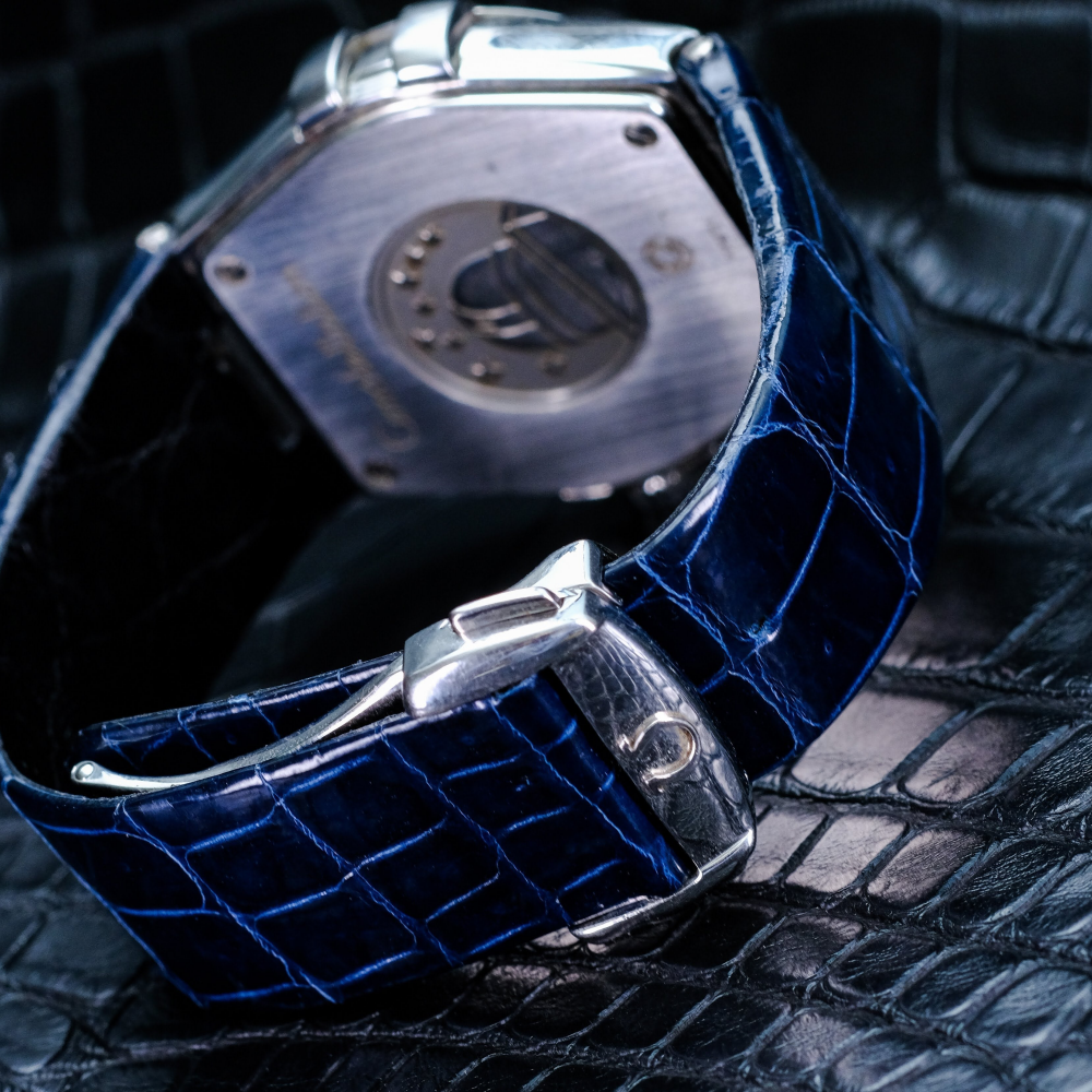 Alligator Leather Strap for Omega Constellation