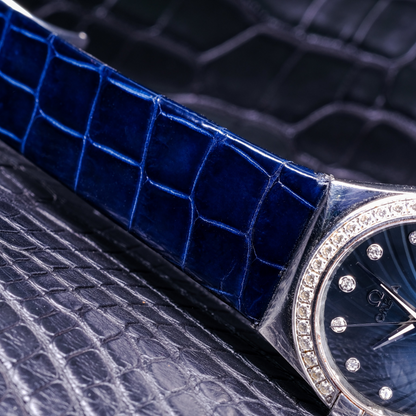 Alligator Leather Strap for Omega Constellation