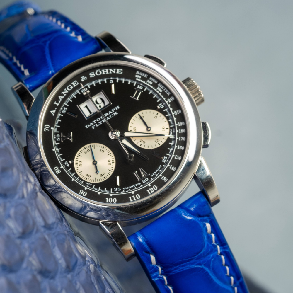 Alligator Leather Strap for A. Lange & Söhne Flyback