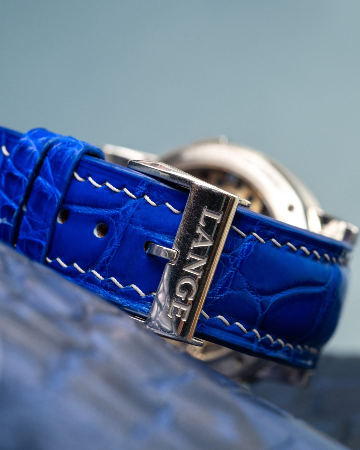Alligator Leather Strap for A. Lange & Söhne Flyback