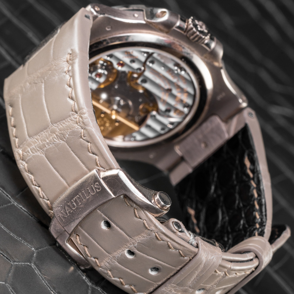 Alligator Leather Strap for Patek Philippe Nautilus
