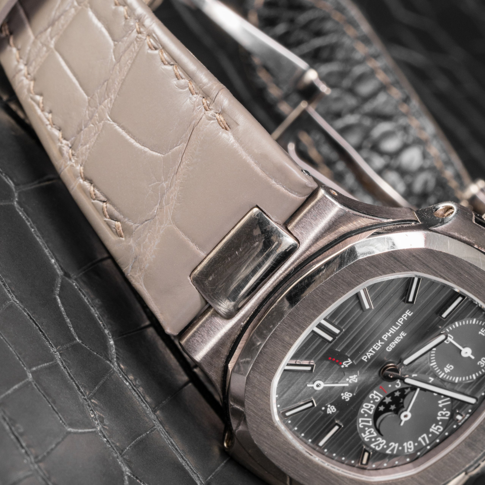 Alligator Leather Strap for Patek Philippe Nautilus