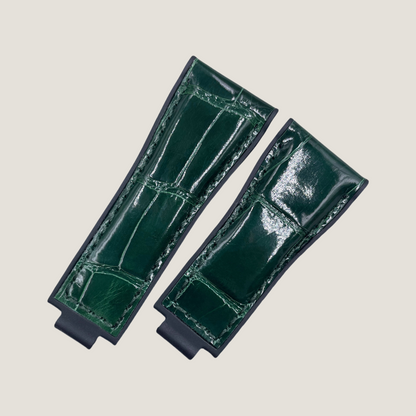 Hybrid Alligator & FKM Rubber Strap for Rolex