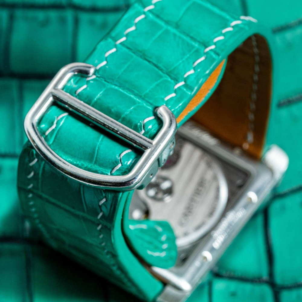 Alligator Leather Strap for Cartier Tank