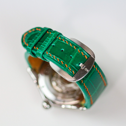 Alligator Leather Strap for Corum Bubble