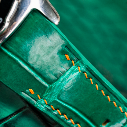 Alligator Leather Strap for Corum Bubble