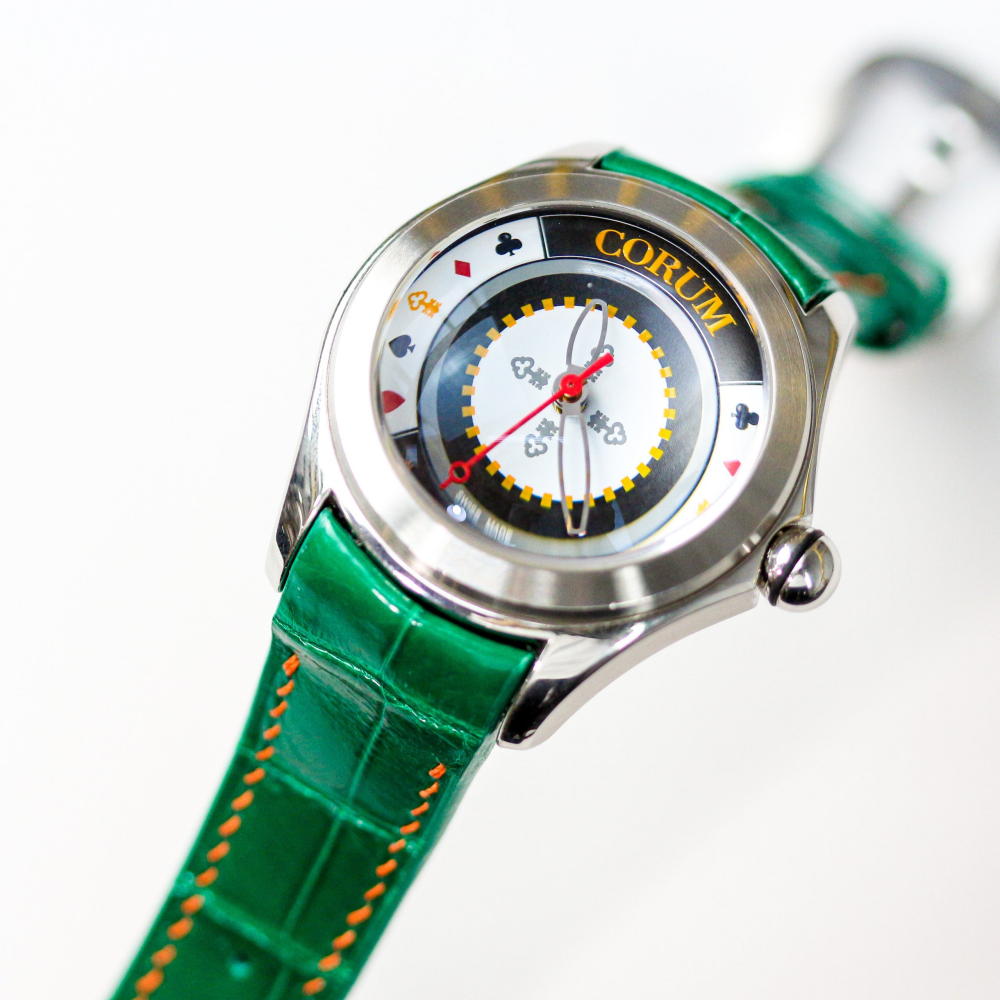 Alligator Leather Strap for Corum Bubble