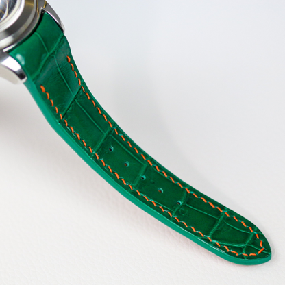 Alligator Leather Strap for Corum Bubble