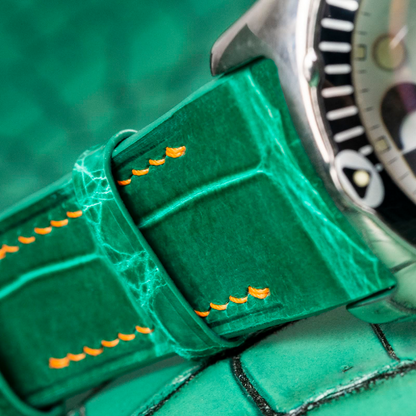 Alligator Leather Strap for Corum Bubble
